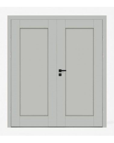 "ESTRA 5" Interior Double Doors. Rebated