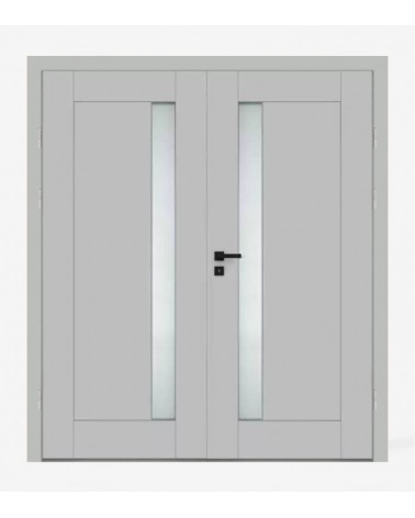 "ESTRA 11" Interior Double Doors. Rebated