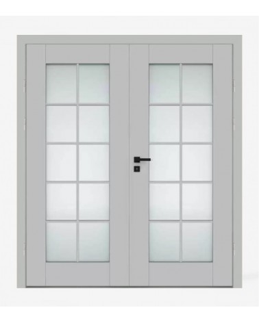 "ESTRA 14" Interior Double Doors. Rebated