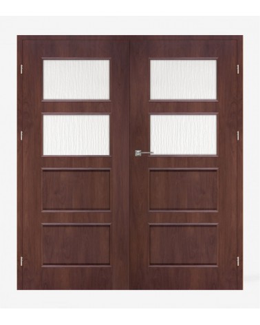 "MODERN 50" CPL 0,2MM Interior Double Doors. Rebated