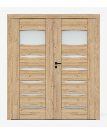 "ENA 1" Interior Double Doors. Non-rebated