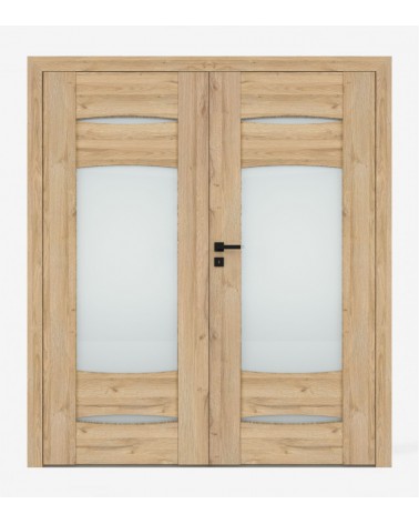 "ENA 5" Interior Double Doors. Non-rebated