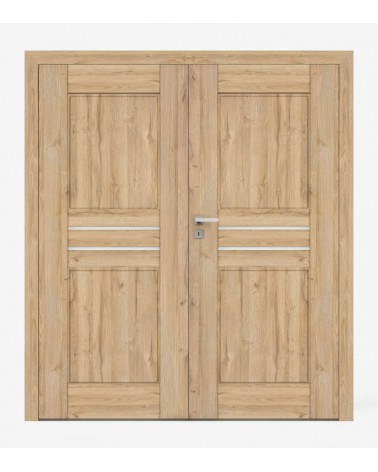 "PIANO 1" Interior Double Doors. Non-rebated