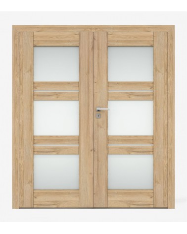 "PIANO 4" Interior Double Doors. Non-rebated