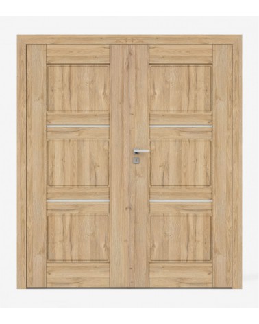 "PIANO 6" Interior Double Doors. Non-rebated