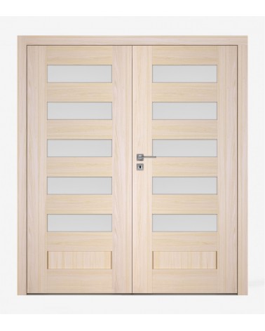 "SCALA A5" Interior Double Doors. Non-rebated