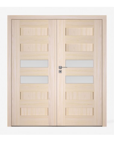 "SCALA A6" Interior Double Doors. Non-rebated