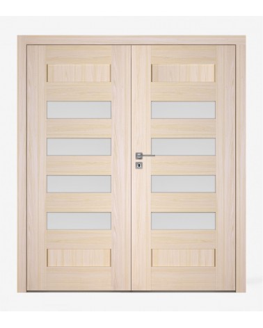 "SCALA A7" Interior Double Doors. Non-rebated