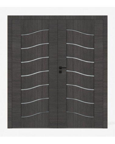 "TRIESTA 0" Interior Double Doors. Non-rebated