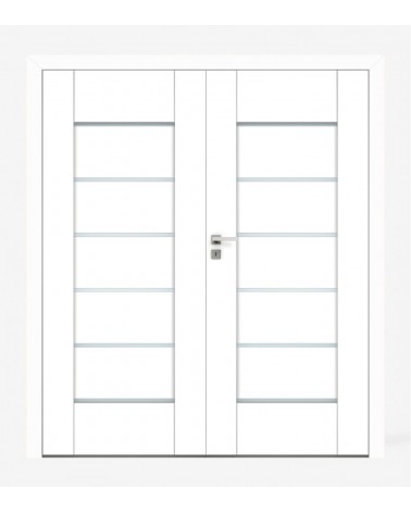 "VERSO 0" Interior Double Doors. Non-rebated