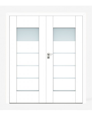 "VERSO 1" Interior Double Doors. Non-rebated