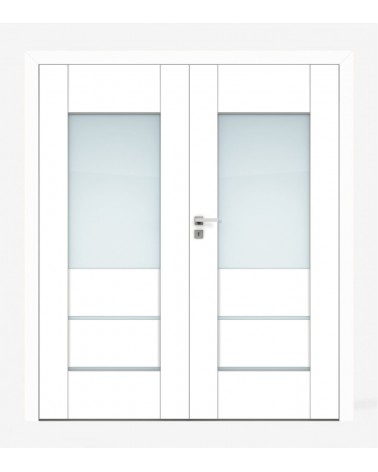 "VERSO 2" Interior Double Doors. Non-rebated