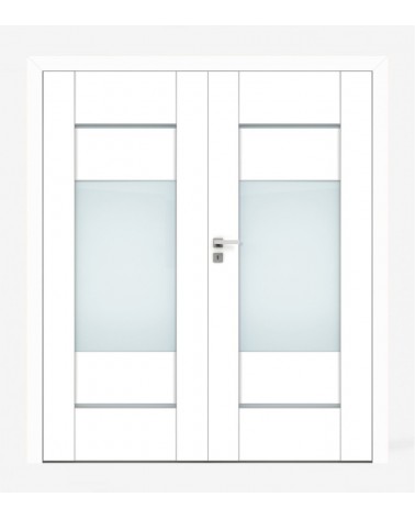 "VERSO 4" Interior Double Doors. Non-rebated