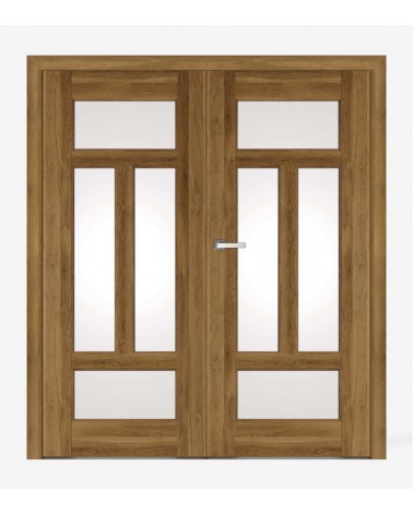 "NESTOR 8" Interior Double Doors. Non-rebated