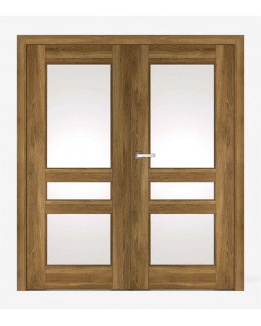 "NESTOR 9" Interior Double Doors. Non-rebated