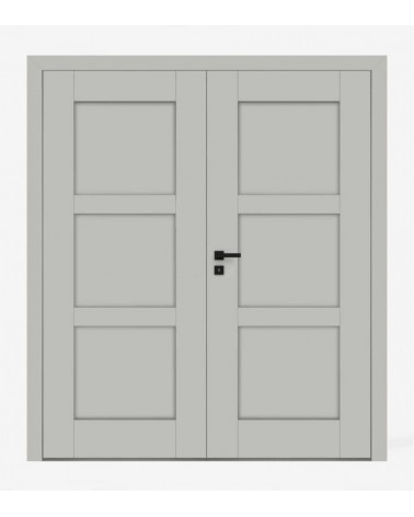 "ESTRA 1" Interior Double Doors. Non-rebated