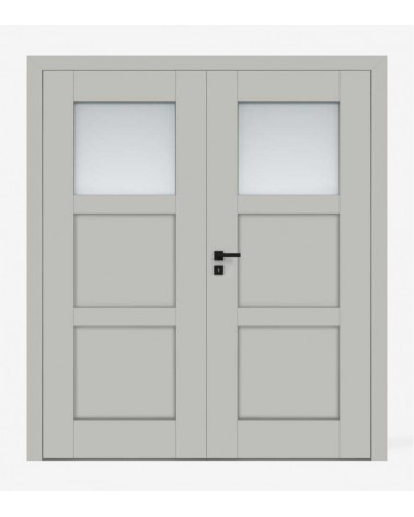 "ESTRA 2" Interior Double Doors. Non-rebated