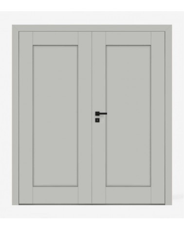 "ESTRA 5" Interior Double Doors. Non-rebated