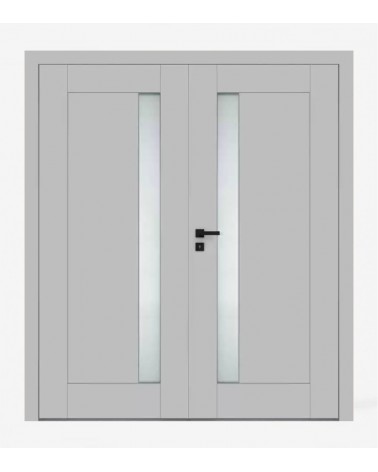 "ESTRA 11" Interior Double Doors. Non-rebated