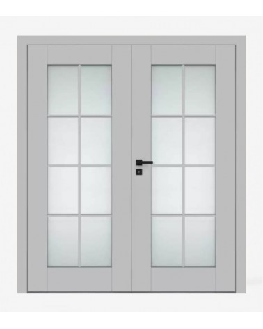 "ESTRA 13" Interior Double Doors. Non-rebated