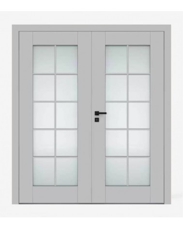 "ESTRA 14" Interior Double Doors. Non-rebated