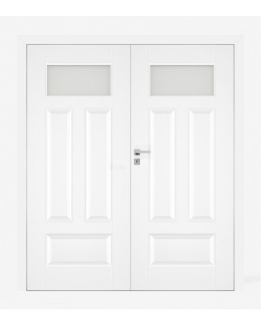 "NESTOR 4" Interior Double Doors. Non-rebated