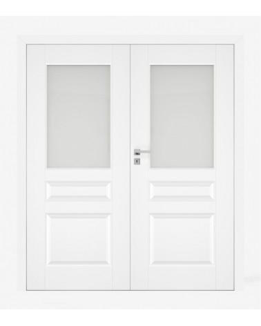 "NESTOR 6" Interior Double Doors. Non-rebated