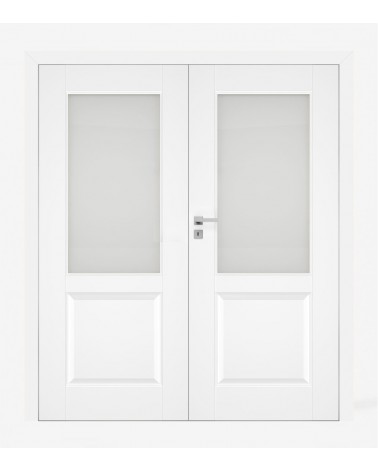 "NESTOR 11" Interior Double Doors. Non-rebated