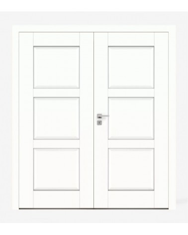 "BERGE 1" Interior Double Doors. Non-rebated