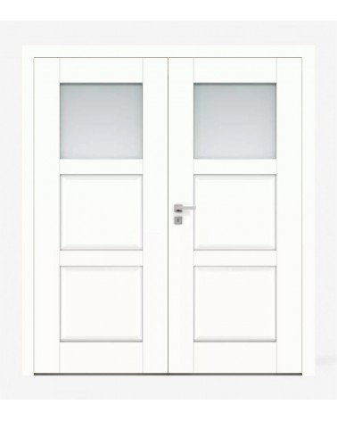 "BERGE 2" Interior Double Doors. Non-rebated