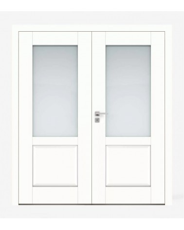 "BERGE 5" Interior Double Doors. Non-rebated