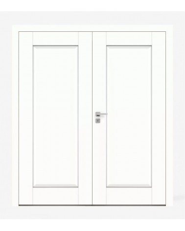 "BERGE 6" Interior Double Doors. Non-rebated