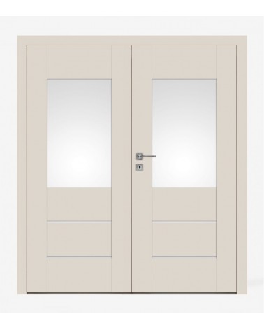 "EVEN 2" Interior Double Doors. Non-rebated