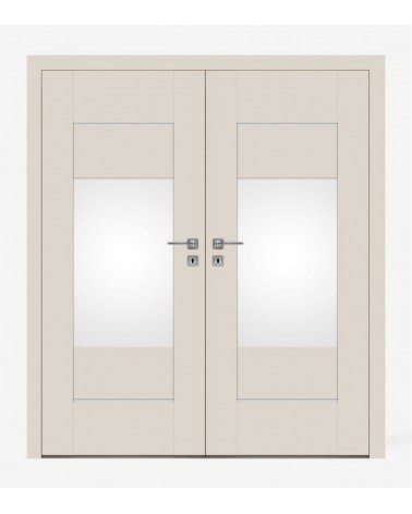 "EVEN 4" Interior Double Doors. Non-rebated