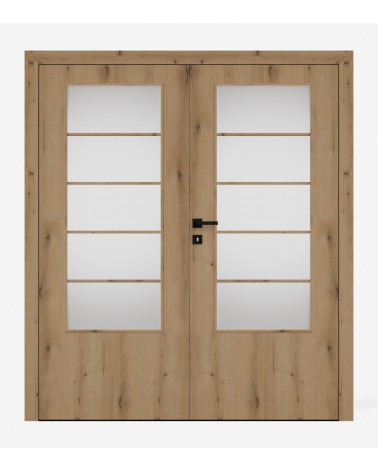 "ARTE B30" Interior Double Doors. Non-rebated