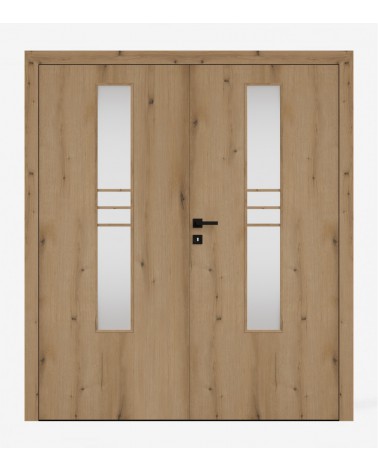 "ARTE B40" Interior Double Doors. Non-rebated