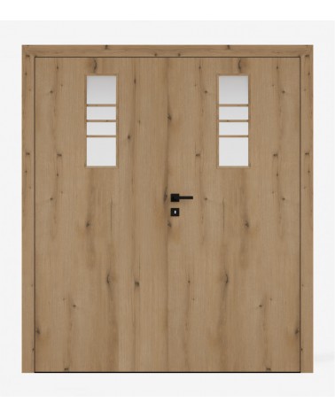 "ARTE B60" Interior Double Doors. Non-rebated