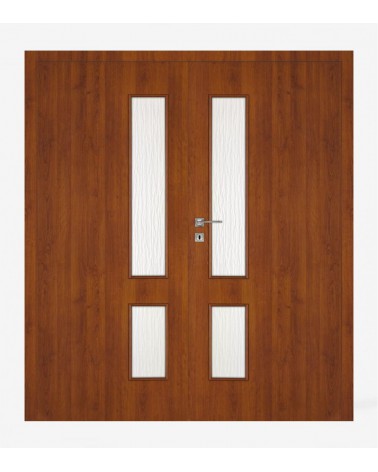 "DECO 20" Interior Double Doors. Non-rebated