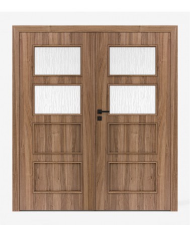 "MODERN 50" Interior Double Doors. Non-rebated