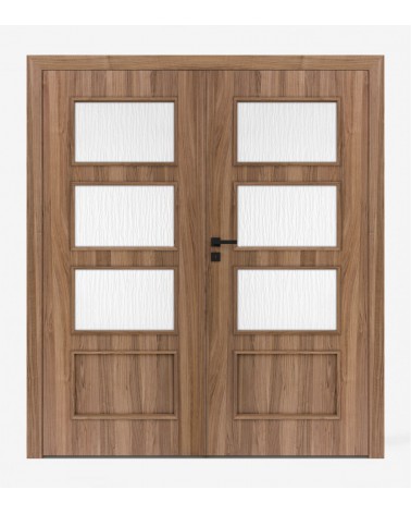 "MODERN 40" Interior Double Doors. Non-rebated