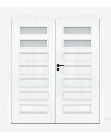 "PLUS 20" Interior Double Doors. Non-rebated