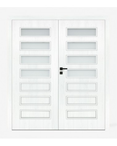 "PLUS 40" Interior Double Doors. Non-rebated