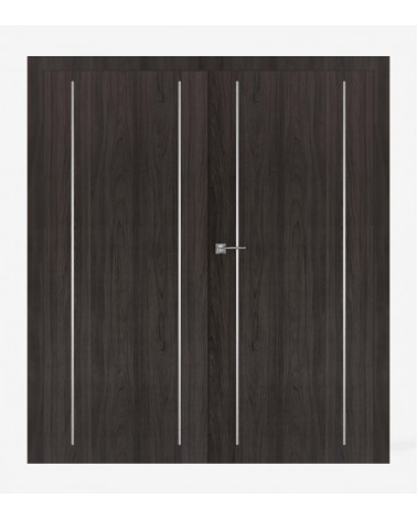 "GALERIA ALU 10" Interior Double Doors. Non-rebated