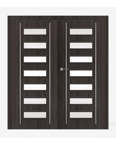 "GALERIA ALU 12" Interior Double Doors. Non-rebated