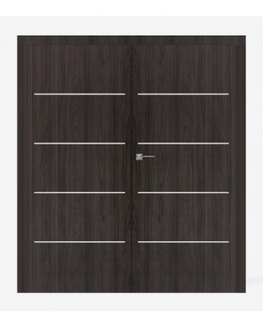 "GALERIA ALU 20" Interior Double Doors. Non-rebated