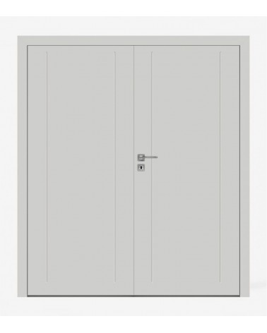 "BINITO 10" Interior Double Doors. Non-rebated