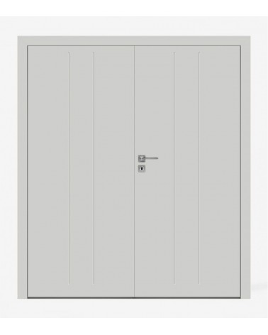 "BINITO 30" Interior Double Doors. Non-rebated