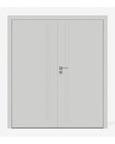 "BINITO 50" Interior Double Doors. Non-rebated