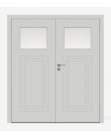 "BINITO 100" Interior Double Doors. Non-rebated