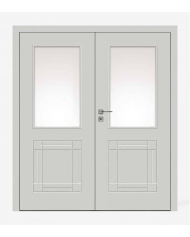 "BINITO 110" Interior Double Doors. Non-rebated